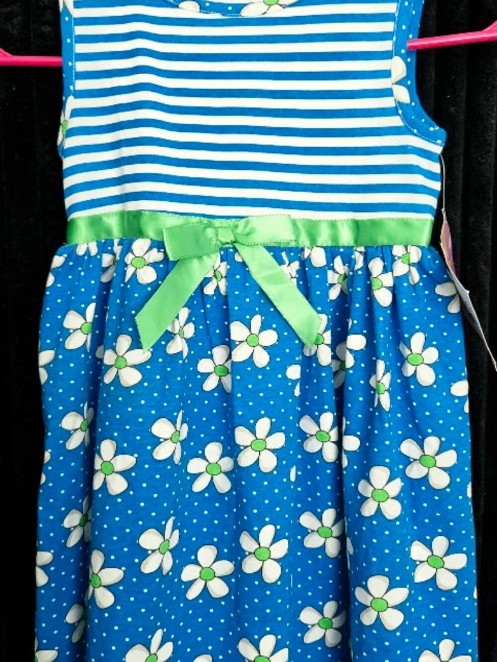 Blueberi Boulevard NWT Floral Stripe Dress 5T